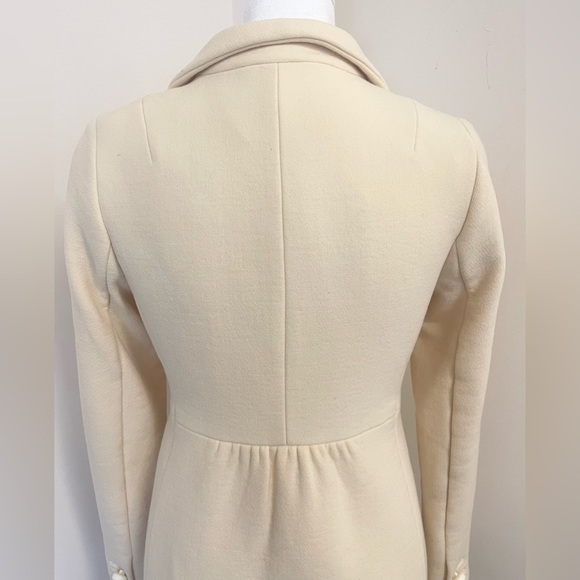 Classy J Crew single breasted wool lined topcoat - Picture 5 of 14